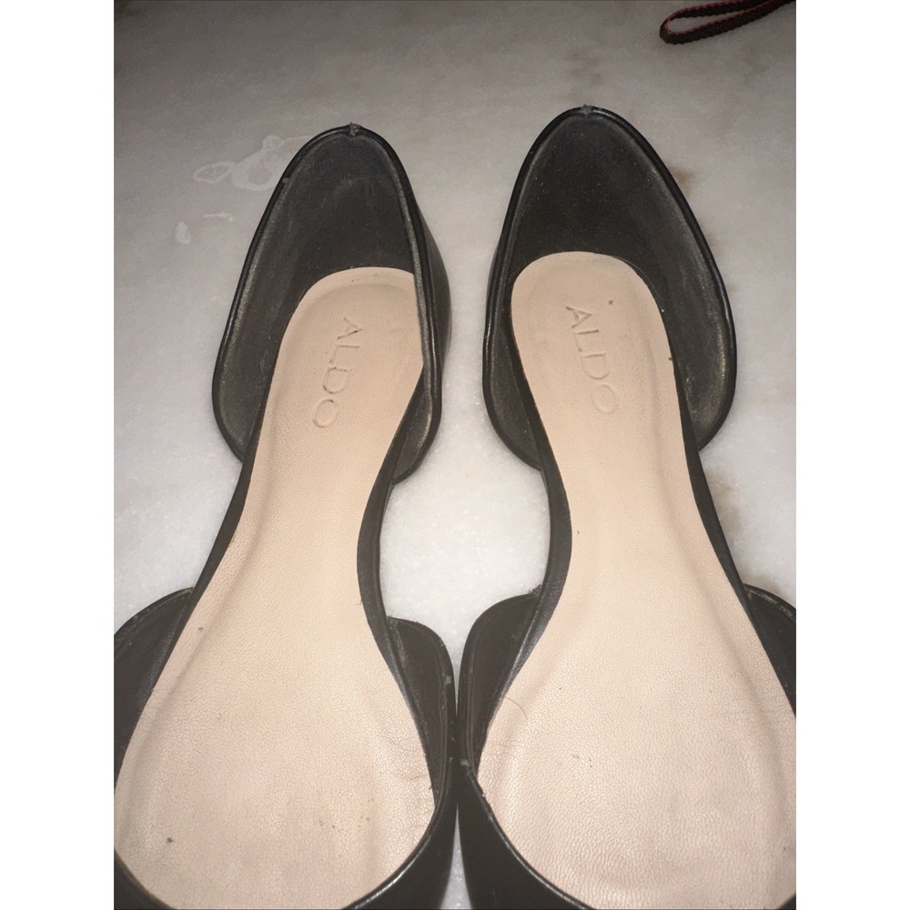 aldo shoes women flats 9.5 Gold Design Around Heel - Picture 3 of 8